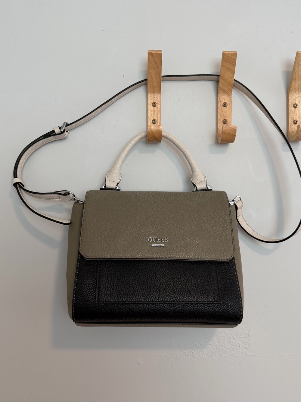 GUESS Structured Top-Handle Satchel